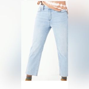 Women’s SONOMA High Waisted Straight Leg Crop Jeans Size 12 NWT